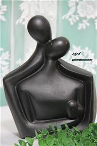 مجسمه آغوش رنگ مشکی دکوری