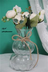 گلدان شیشه ای شفاف کد ۰۳