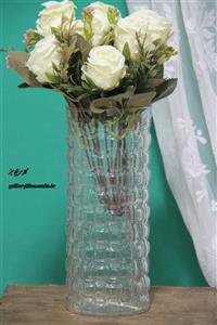 گلدان شیشه ای شفاف کد ۰۸