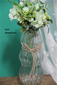 گلدان شیشه ای شفاف کد ۰۹