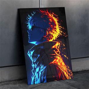 متال پوستر ساتورو گوجو از انیمه جوجوتسو کایسن Jujutsu Kaisen با کد A-40
