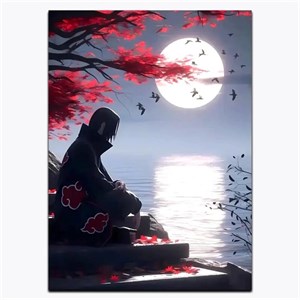 متال پوستر ایتاچی از انیمه ناروتو Naruto با کد A-10
