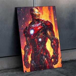 متال پوستر آیرن من از مارول Iron Man با کد M-06