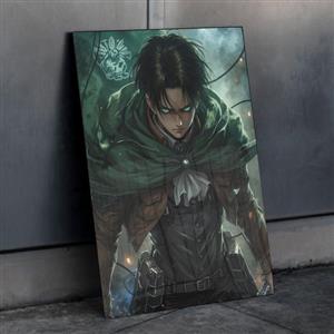 متال پوستر  کاپیتان لیوای از انیمه اتک آن تایتان Attack on Titan با کد A-12