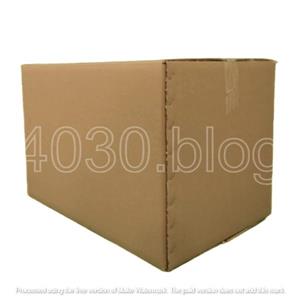 کارتن اسباب کشی پنج لایه کرافت وفلوتینگ خارجی کارتن کات 60x40x40T50 بسته 50عددی