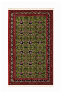 فرش آرمانی کلکسیون فرح کد 1232 سبز – 1200 شانه تراکم 3600