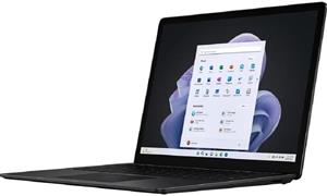 لپ تاپ لمسی 13.5 اینچی مایکروسافت سرفیس لپ تاپ 5 - 2256 x 1504 - پردازنده اینتل Core i7 نسل 12 i7-1265U - پلتفرم Intel Evo - 16 گیگابایت رم - 256 گیگابایت SSD - مشکی مات (بازسازی شده)
