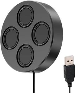 اسپیکر بی سیم قابل حمل | اسپیکرهای کامپیوتر USB با سیم، صدای بلند و باس عمیق، مغناطیسی برای لپ تاپ، برای لپ تاپ رومیزی تبلت مسافرت مهمانی خانگی محل کار اتاق بازی ماشین تلویزیون