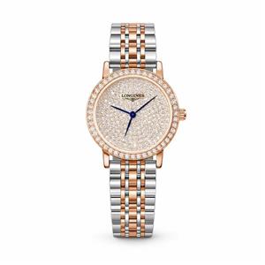 ساعت مچی زنانه لونجین LONGINES فول نگین قفل مخفی
