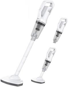 جاروبرقی عصایی شارژی - جاروبرقی ایستاده دستی قابل شارژ با چراغ LED - سبک وزن، برای کف سخت، فرش، موی حیوانات خانگی، ماشین، خانه، نگهداری آسان، فیلتر قابل شستشو
