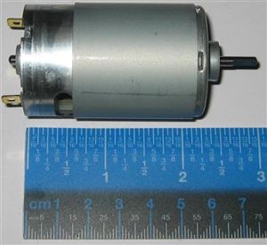 موتور DC مدل #US 555 12V - مناسب پرینتر/دریل/ربات - قطر شفت 3.17 میلی‌متر