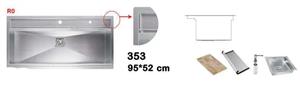 سینک اخوان کد 353 توکار