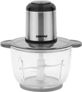 خردکن چندکاره 3 لیتری Geepas مدل GMC42024 | 500 وات، خردکن چندکاره جمع و جور، 2 سطح سرعت و تیغه دوتایی | مناسب برای خرد کردن سبزیجات، میوه ها، گوشت و غیره