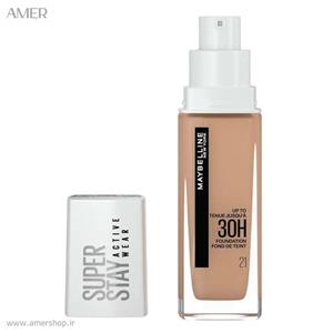 کرم پودر میبلین super stay شماره nude beige 21 حجم 30