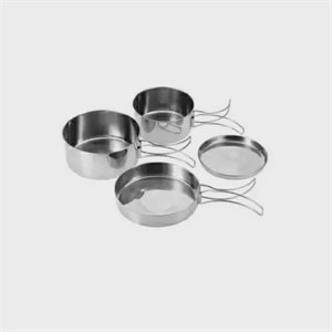 ست ظروف آشپزی 4 تکه کمپینگ مدل CW-300