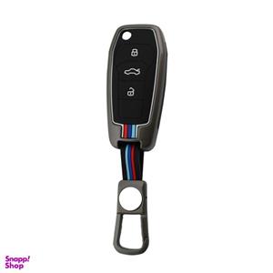 کاور ریموت و سوئیچ خودرو کالانیکس مدل COV-SAINAS-10407 طرح فلزی مناسب ساینا اس