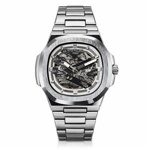 ساعت مچی اتوماتیک مردانه پتک فیلیپ PATEK PHILIPPE نقره ای مربع قفل مخفی
