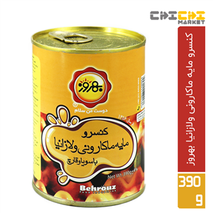 کنسرو مایه ماکارونی و لازانیا بهروز