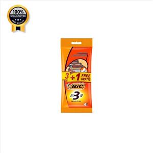 تیغ اصلاح سه لبه بیک Bic اورجینال پوست حساس بسته 3 1 عددی