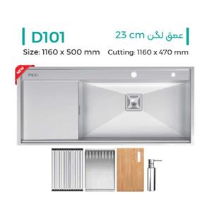 سینک دست ساز میکس پلاس مدل D101