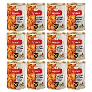 کنسرو لوبیا میکس پرو - 370 گرم بسته 12 عددی