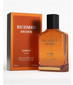 ادکلن ترکِ ریچ من براون قهوه ای richman brown gabrini اصل (ارسال با ضمانت اصل بودن)