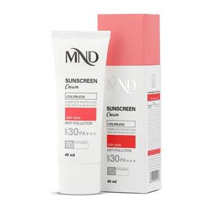 کرم ضدآفتاب ام ان دی مناسب پوست خشک با spf30