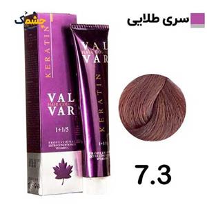 رنگ مو وال وار بلوند طلایی متوسط سری طلایی شماره 7.3 حجم 120 میلی لیتر
