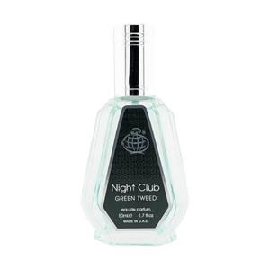 عطر ادکلن کلاب سبز 50 میل فراگرنس ورد گرین توید fragrance world night club green tweed