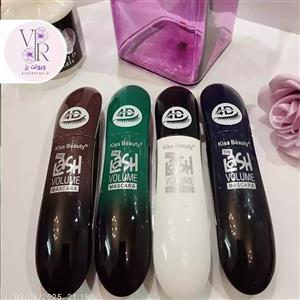 ریمل رنگی برند Kiss Beauty فرچه ژله‌ای – حجم استاندارد، رنگ‌بندی متنوع، ماندگاری بالا