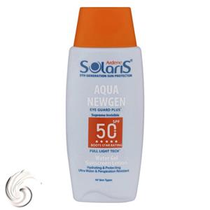 لوسیون ضدآفتاب فاقد چربی SPF50 مدل آکوا نیوژن (AQUA NEWGEN)آردن سولاریس