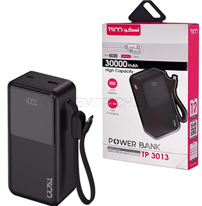 پاوربانک تسکو مدل TSCO TP 3013 30000mAh 22.5W مشکی