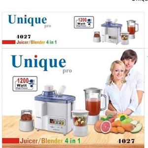 آبمیوه گیری ۴ کاره یونیک مدل 4027