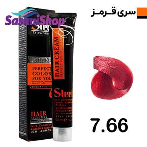 رنگ مو قرمز هاوانایی شماره 7/66 استیل 100 میلی لیتری