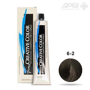 رنگ موی کریتیو شماره 6.2 رنگ بلوند دودی تیره حجم 100 میل