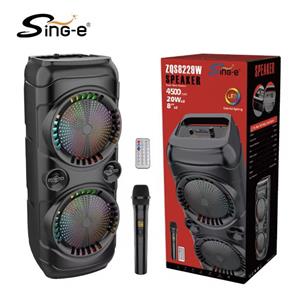 اسپیکر ZQS 8229W با میکروفون بیسیم