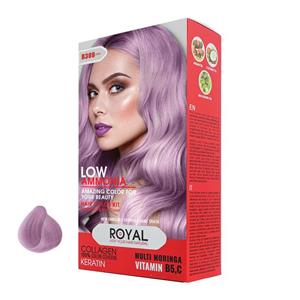 کیت رنگ مو رویال کد R308 حجم 100 میلی لیتر رنگ یاسی