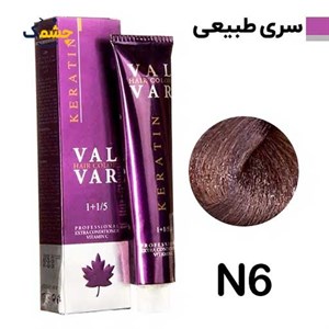 رنگ مو وال وار بلوند متوسط سری طبیعی شماره N6 حجم 120 میلی لیتر
