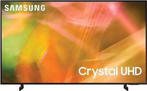 تلویزیون هوشمند 55 اینچ سامسونگ سری AU8000 Crystal 4K UHD HDR، دارای 3 پورت HDMI، Motion Xcelerator، Tap View، PC on TV، Q Symphony (مدل 2021) - نسخه بین المللی