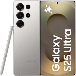 گوشی هوشمند Samsung Galaxy S25 Ultra AI، حافظه 256 گیگابایت، رم 12 گیگابایت، خاکستری تیتانیومی، اندروید، دوربین 200 مگاپیکسلی، قلم S Pen، عمر باتری طولانی (نسخه امارات)