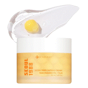 کرم کپسولی یوجا نیاسینامید 5% کی سکرت ضد لک و روشن کننده پوست K-SECRET SEOUL 1988 Capsule Cream Niacinamide 5%Yuja