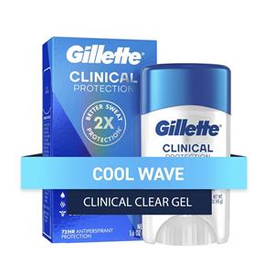 مام ژله ای کلینیکال ژیلت Gillette Clinical Protection رایحه Cool Wave وزن 45 گرم