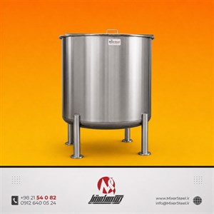 میکسر استیل 2000 لیتری دوجداره