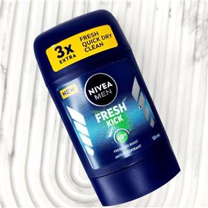 مام صابونی مردانه نیوا Nivea مدل Fresh Kick حجم 50 میل-دو لیبل