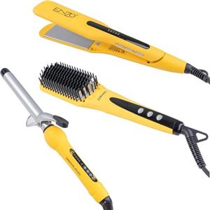 اتو مو انزو پروفیشینال مدل EN-3958W به همراه برس حرارتی و فرکننده مو