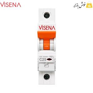 کلید مینیاتوری تک فاز 25 آمپر (استاندارد) تیپ C ویسنا(ویسنا)