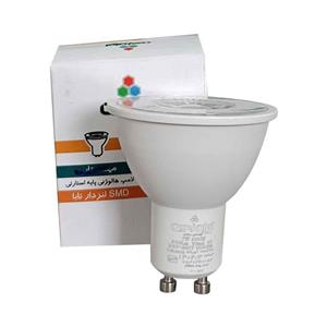 هالوژن 7SMD وات GU10 لنز دار بدون سوکت آفتابی ایران زمین(تابا)/ پارس سهیل(ایران زمین)