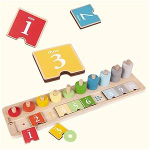 تخته چوبی شمارش اعداد کلاسیک ورلد Classic World Counting Stacker کد 54556