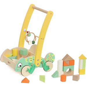 واکر کودک و بلوک چوبی 28 تکه کلاسیک ورلد Baby Walker With Blocks Classic World کد 10536