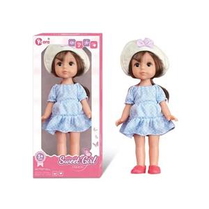 عروسک دخترانه sweet girl پیراهن آبی کد WZB99015